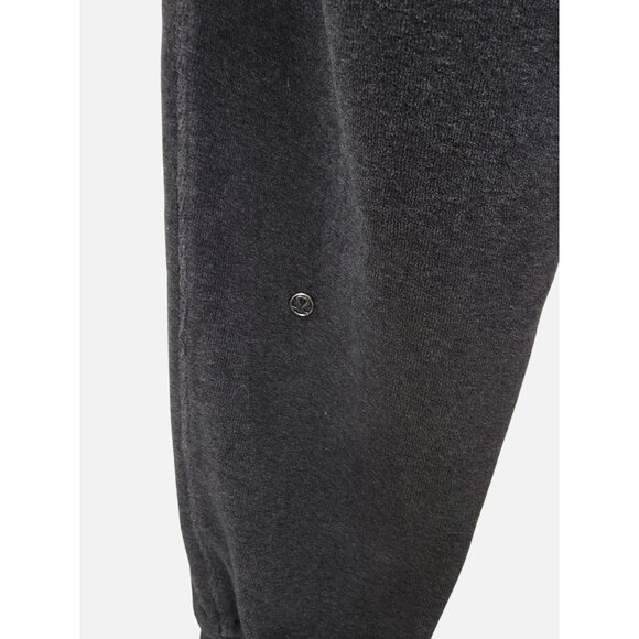 Lululemon Warm Down Charcoal Soft Velour Athleisure Athletic Jogger Sz 4 - Picture 7 of 10
